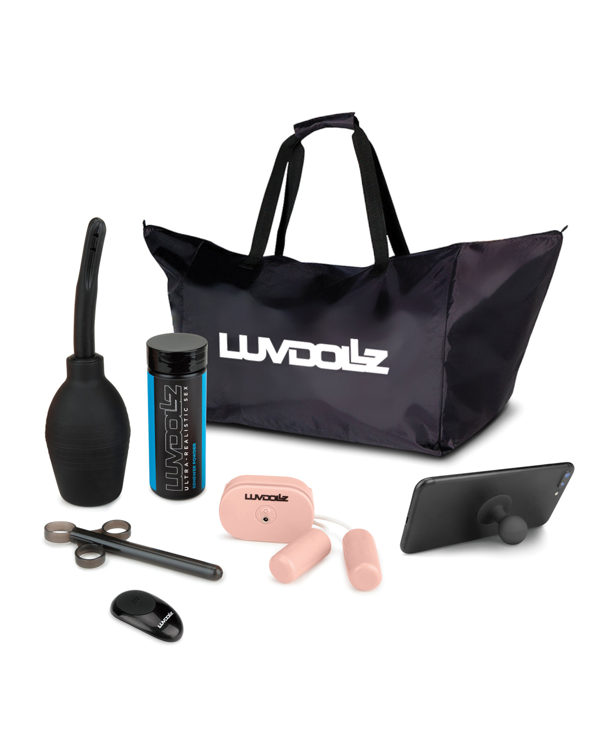 Luvdollz Remote Control Rechargeable Fuck Buddy w/Douche - Ivory by Luvdolz
