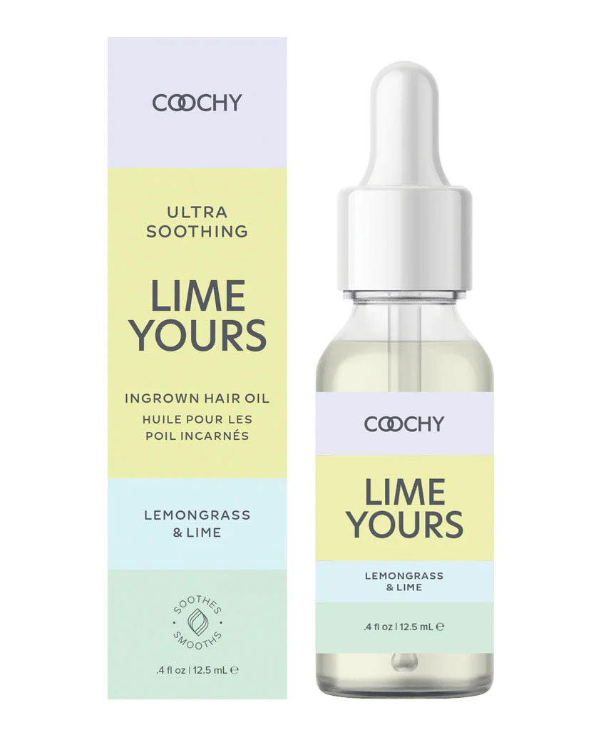 "Coochy Ultra Soothing Lime Yours Ingrown Hair Oil - Lemongrass and Lime - 4 Oz COO8000-01"