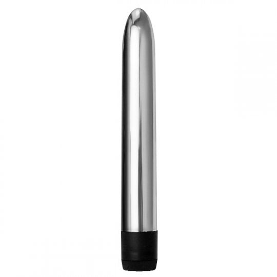 Trinity 7-Inch Slim Silver Vibrator - image 1