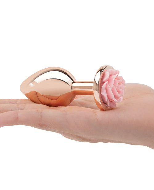 Gemsations 3‑Piece Rose Metal Anal Training Set — 2.75", 3.15", 3.7"