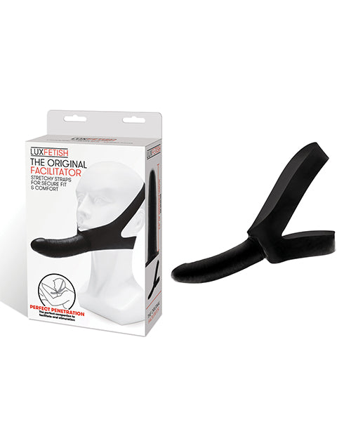 Lux The Original Facilitator Face Dildo — Black