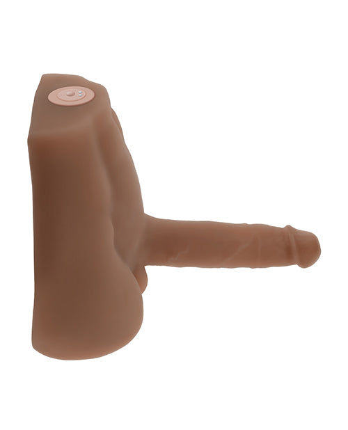 Evolved Easy Rider Thrusting & Vibrating Life-Like Dildo — Dark