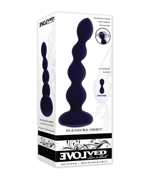 Evolved Pleasure Orbit Remote Controlled Anal Vibe - Purple by Evolved