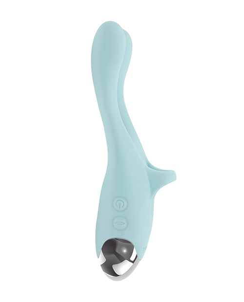 Evolved Couples Therapy Vibrator with Two Antennae — Mint