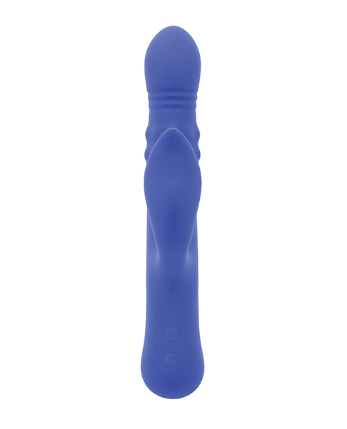 Evolved Pop Goes The O Dual-Action Vibrator — Blue