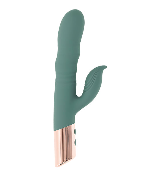 Evolved The Shimmy Vibrator — Shimmying Spiral & Flexible Clitoral Stimulator, Mint