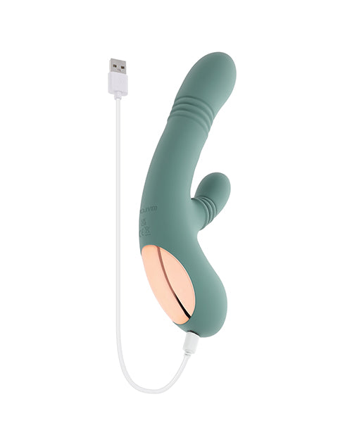 Evolved Rub Me Tender — Mint Thrusting Vibrator
