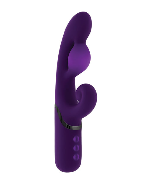 Evolved Pleasure Puff Inflatable Dual-Action Vibrator — Purple