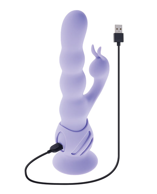 Evolved Wiggly Bunny Rabbit Vibrator — Purple