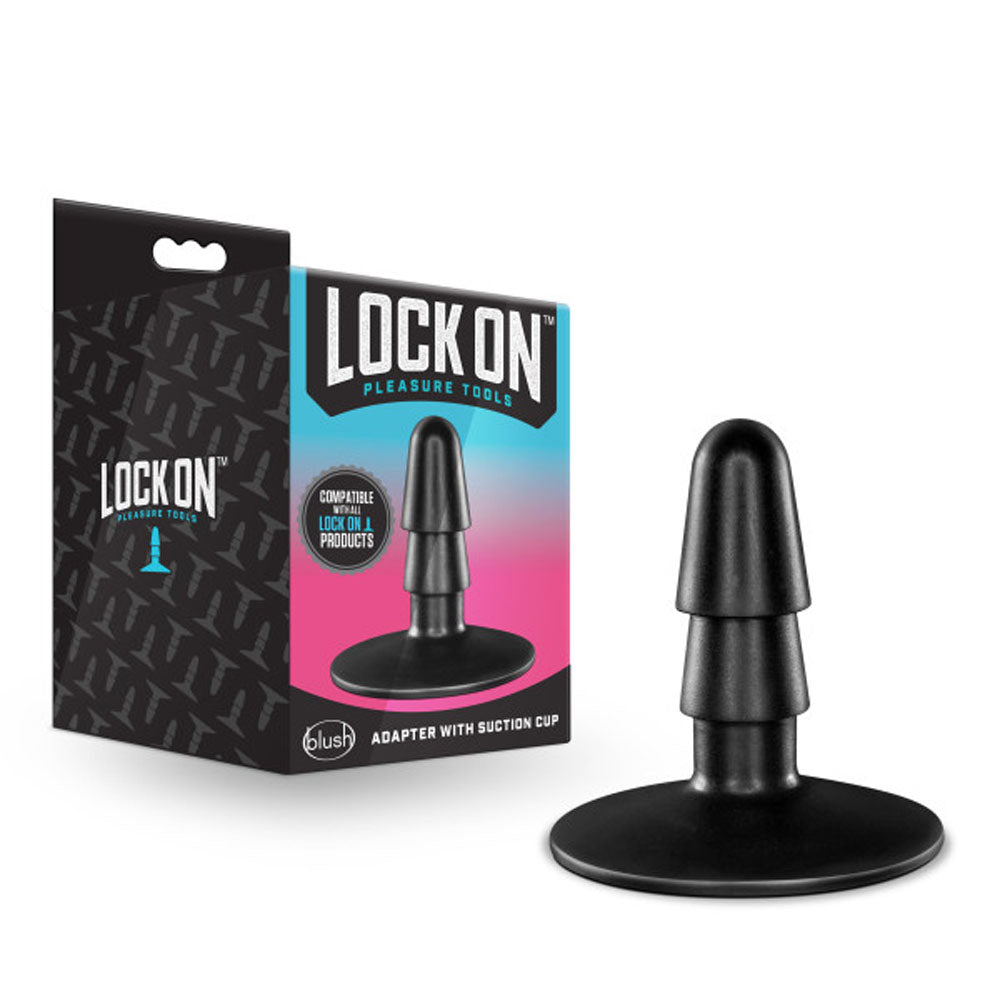 Blush Lock On Adapter with Suction Cup — Black - BL-58855