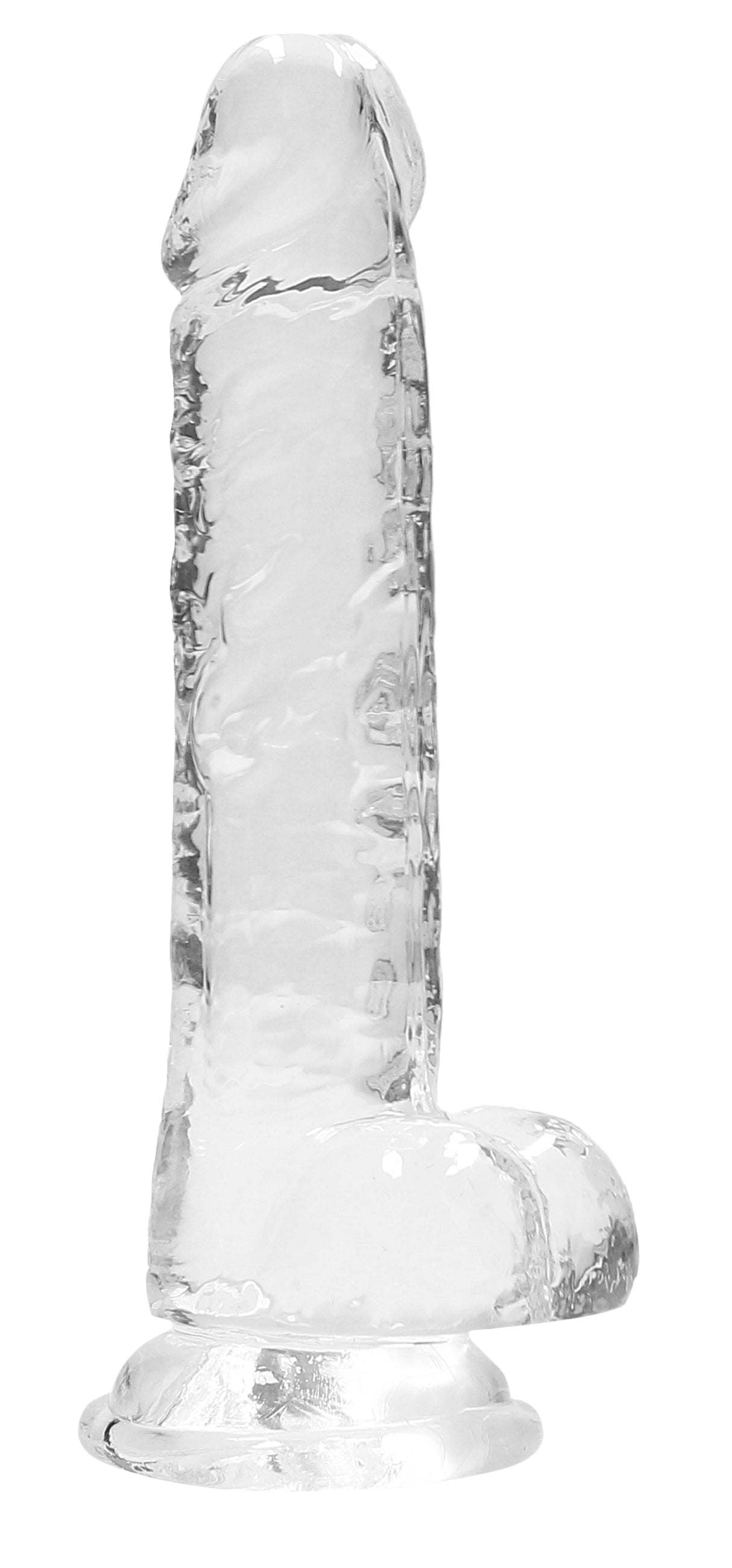 Shots 7" Realistic Dildo with Balls — Translucent - SH-REA091TRA