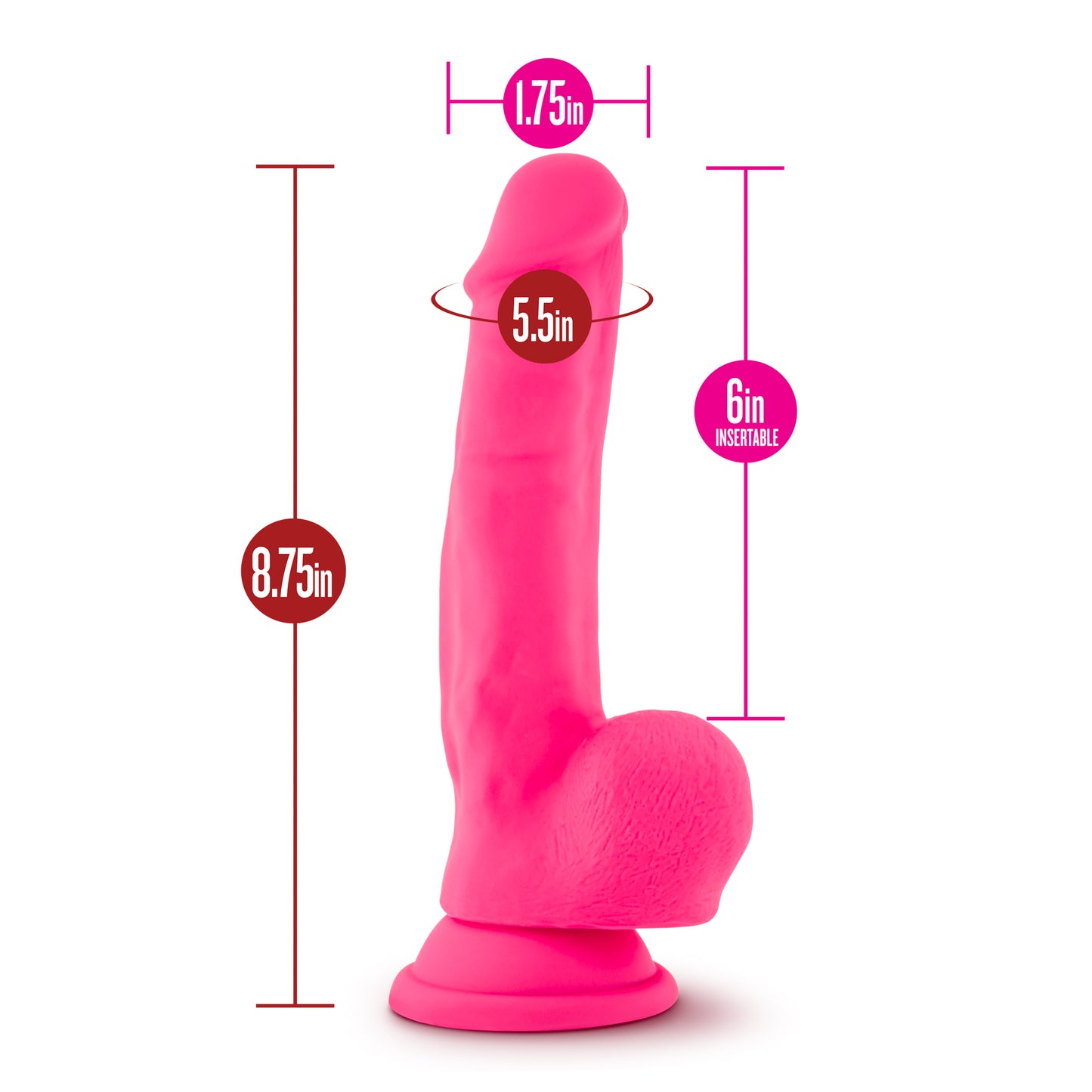 Ruse - Shimmy - Hot Pink by Blush