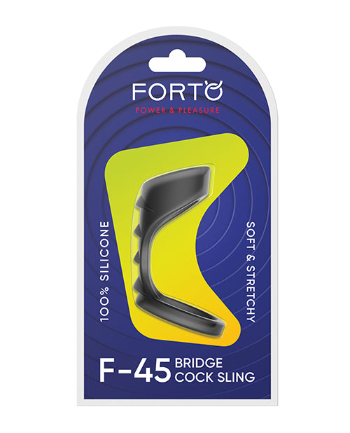 Forto Textured Bridge Cock Sling - Black by Forto