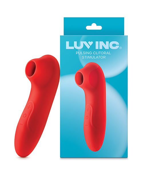 Luv Inc. Pulsing Clitoral Stimulator - Red by Luv Inc.