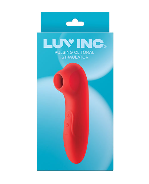 Luv Inc. Pulsing Clitoral Stimulator - Red by Luv Inc.