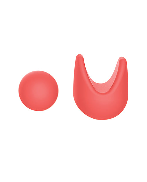 Luv Inc. Orgasm Pen w/Three Attachments - Coral by Luv Inc.