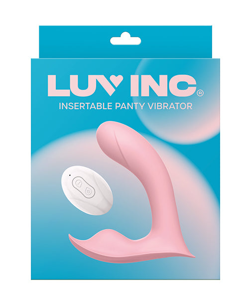 Luv Inc. Insertable Panty Vibe - Pink by Luv Inc.