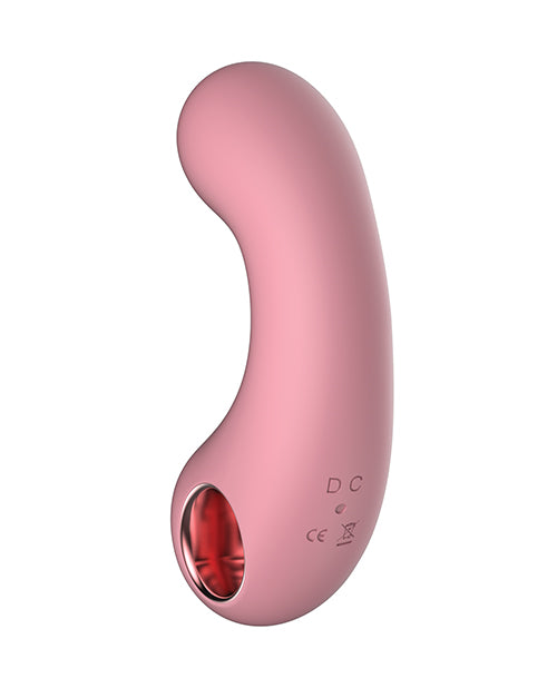 Luv Inc. Curved Vibrator - Light Pink by Luv Inc.