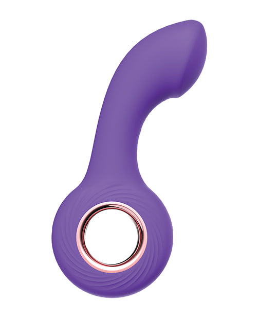 Luv Inc. Arched Ring Vibrator - Purple by Luv Inc.