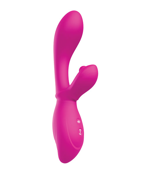 Luv Inc. Thumping Ball Rabbit Vibrator — Pink