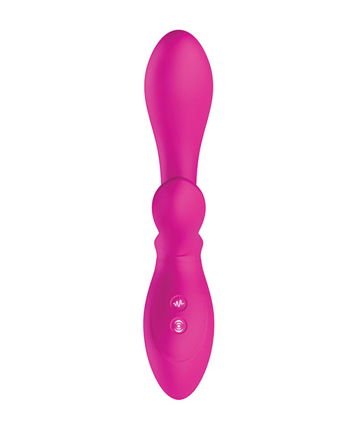 Luv Inc. Thumping Ball Rabbit Vibrator — Pink