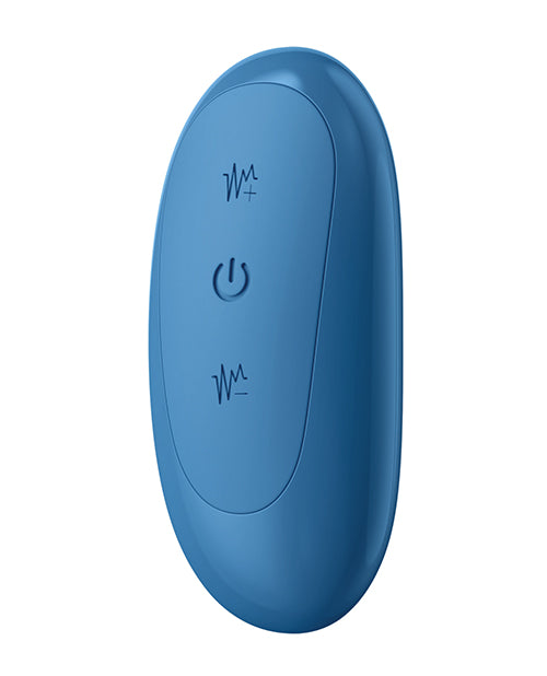 Luv Inc. Wavy Strap-On Luv Vibe - Blue by Luv Inc.