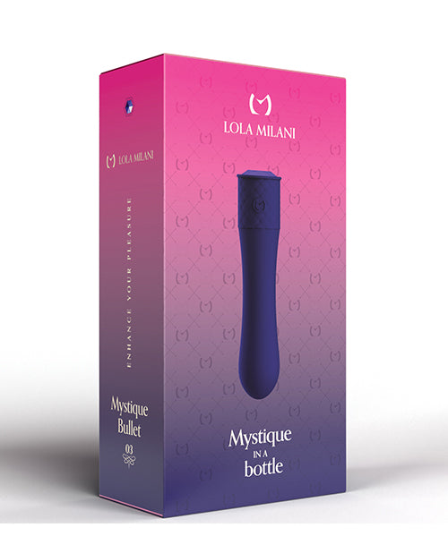 Lola Milani Mystique Bullet w/Pink Bottle - Dark Purple by Lola Milani