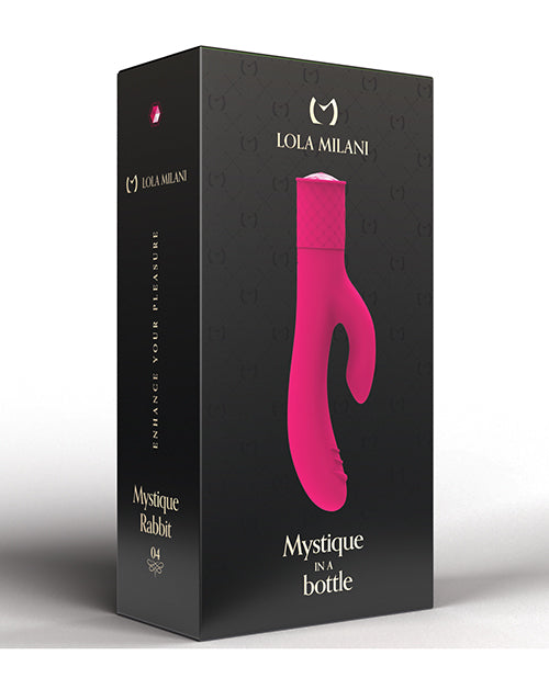 Lola Milani Mystique Rabbit w/Black Bottle - Fuchsia by Lola Milani