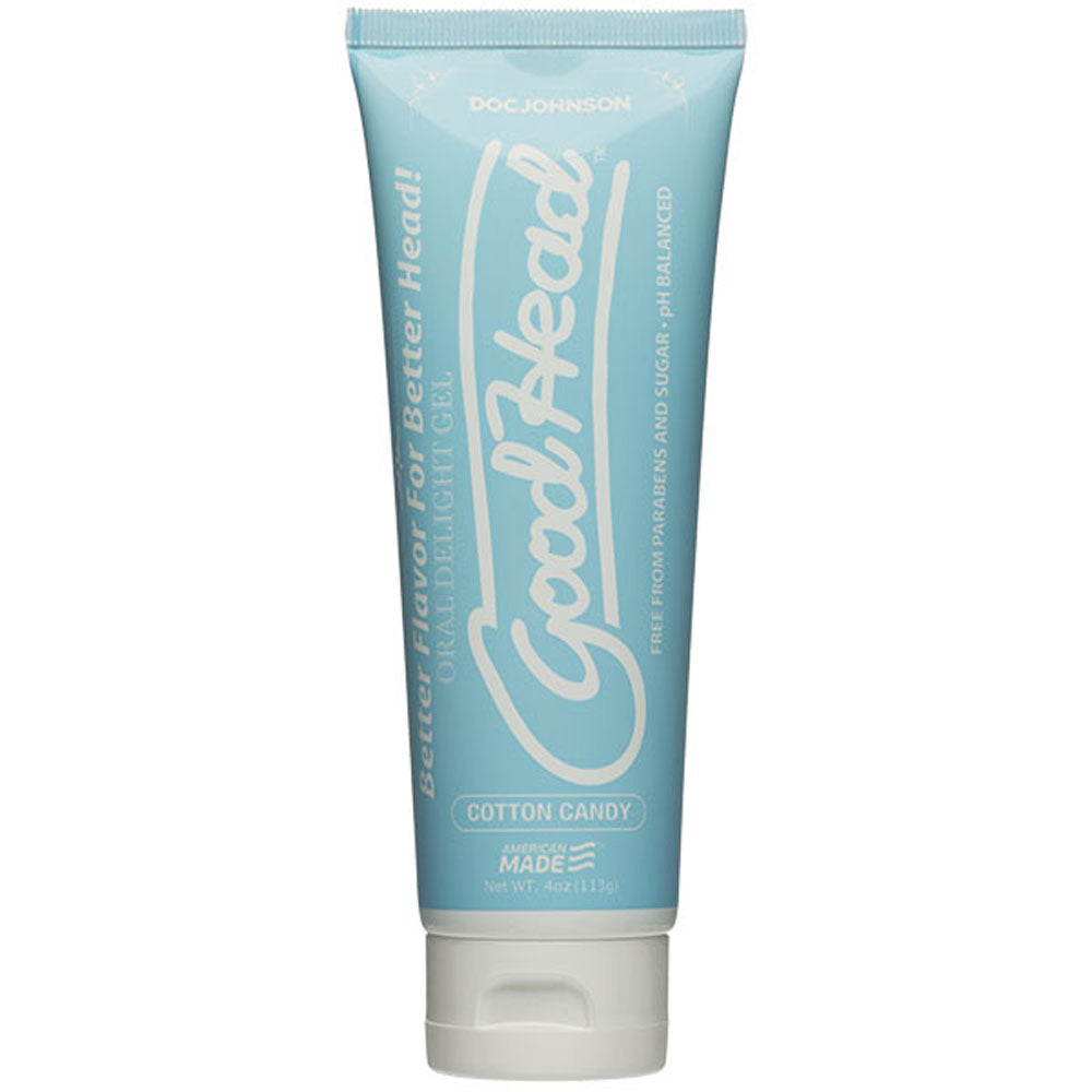 Doc Johnson Goodhead Oral Delight Gel — Cotton Candy (4 oz) - DJ1360-09-BX