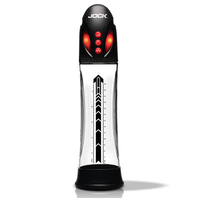 Curve Toys Power Up Automatic Penis Pump — Clear - JOCK-CN1037