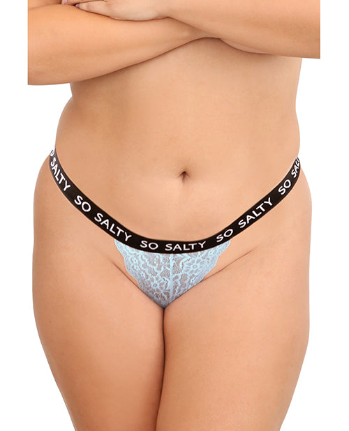 Vibes Tasty 3 Pack Thongs Assorted Colors QN by Vibes by Fantasy Lingerie