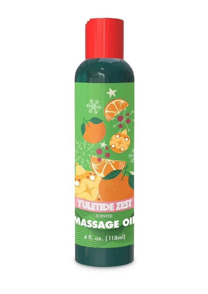 Little Genie Yuletide Zest Holiday Massage Oil, 4 oz - LG-BT.HOL.009