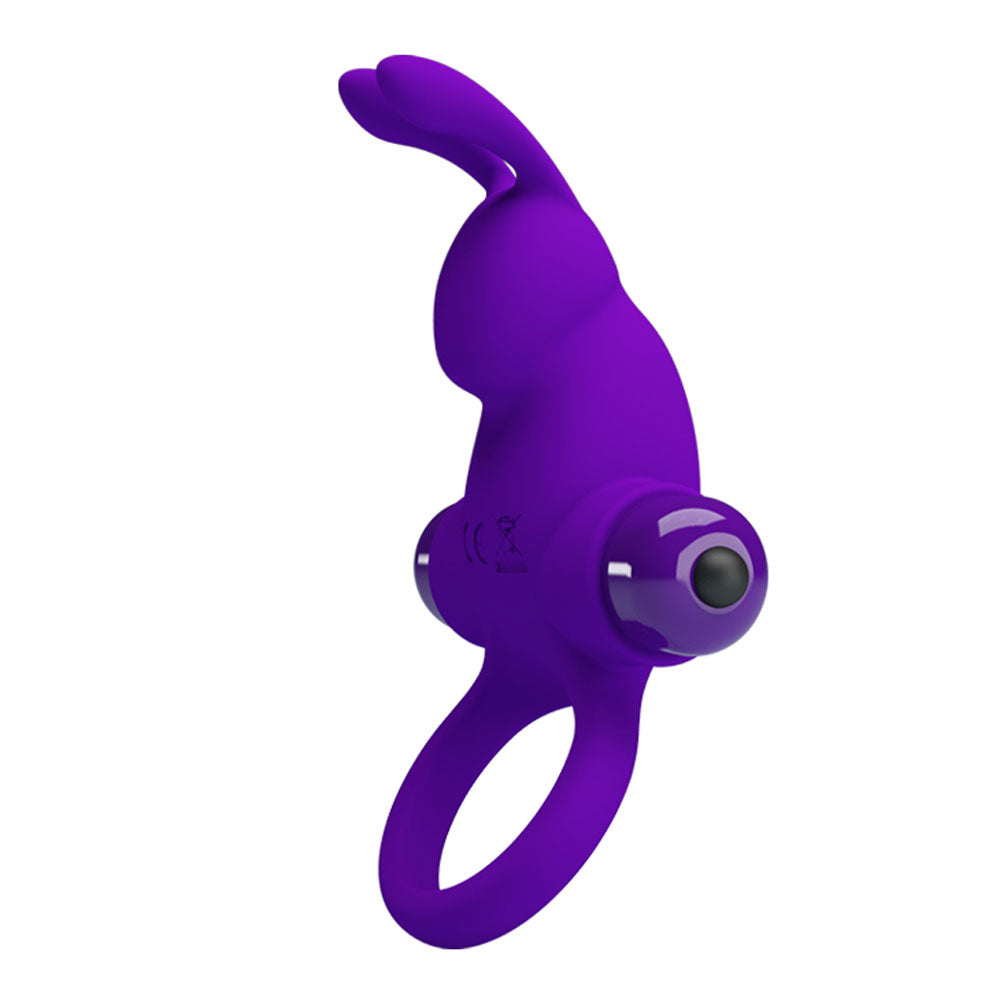 Pretty Love Vibrant Penis Ring I — Purple Vibrating Ring - BI-210204-1
