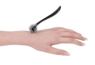 Sportsheets Signature Wartenberg Wheel — Hematite Handle, 3 Wheels - SS68112