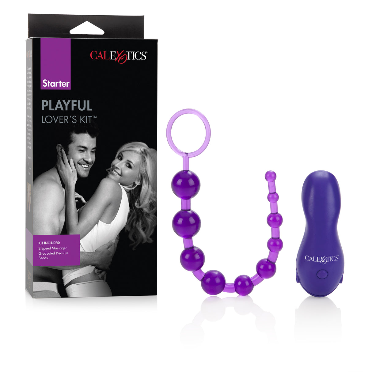 CalExotics Starter Playful Lover's Kit — Massager & Beads - SE2019003