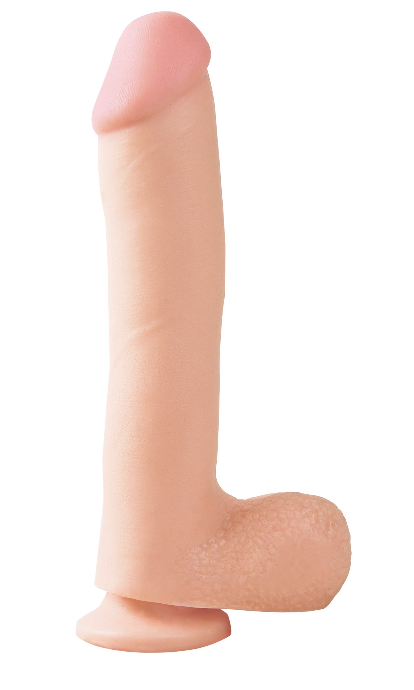 Basix Rubber Works - 10 Inch Dong With Suction Cup - Flesh by Pipedream