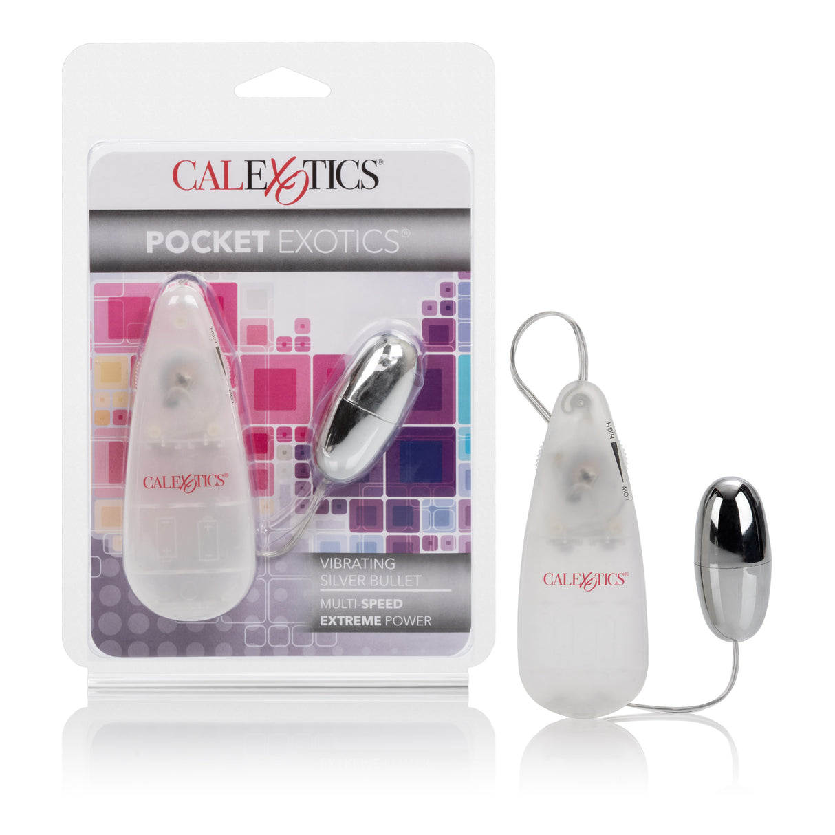 Pocket Exotics Vibrating Silver Bullet by CalExotics