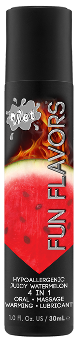 Wet Fun Flavors Juicy Watermelon Flavored Lubricant — 1 fl oz - WT4309