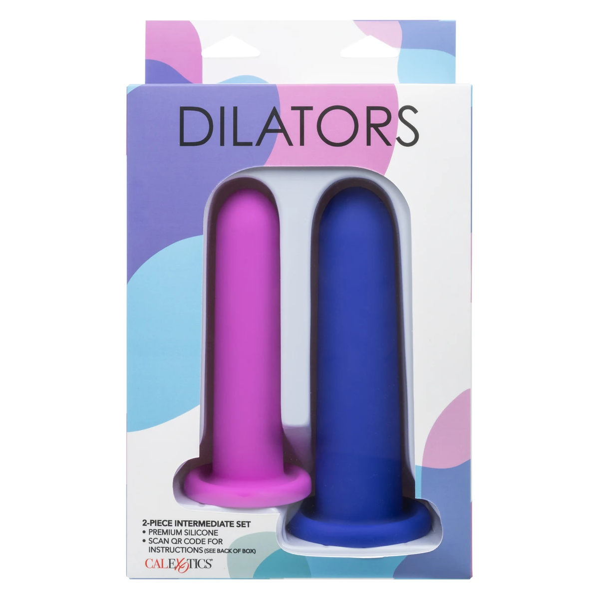 CalExotics 2-Piece Intermediate Silicone Dilator Set — Multi - SE1330203