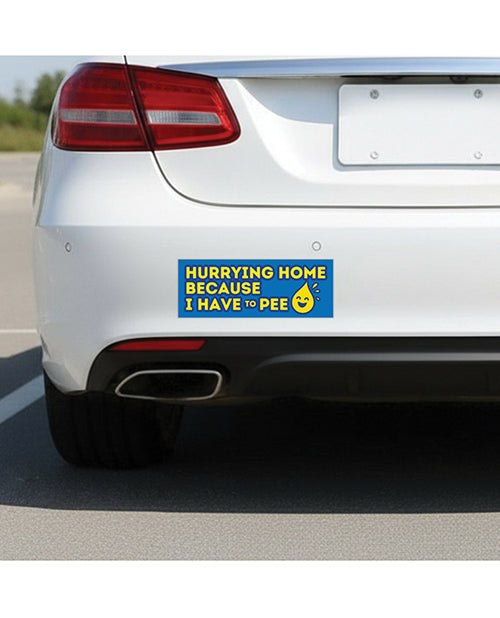 I have To Pee Car Magnet by Sleazy Greetings