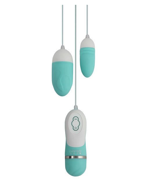 GigaLuv Dual Vibra Bullets - 10 Functions Tiffany Blue by Gigaluv