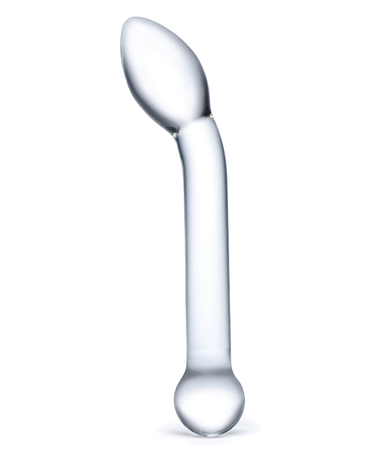 Glas Slimline Glass G-Spot Dildo — 8in