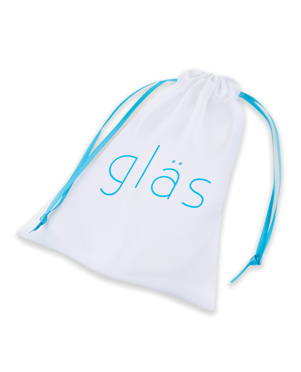 Glas 3.5" Bling Bling Glass Butt Plug - Clear by Glas