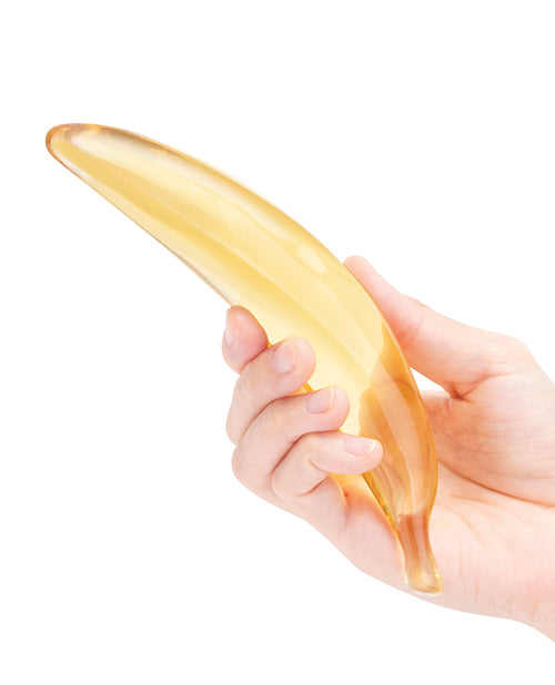 Glas Banana Joy 7 inch Glass Dildo