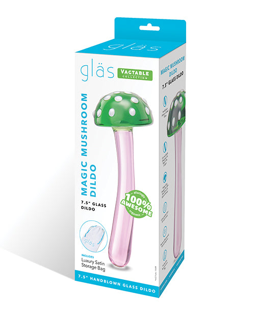 Glas 7.5" Magic Mushroom Dildo by Glas