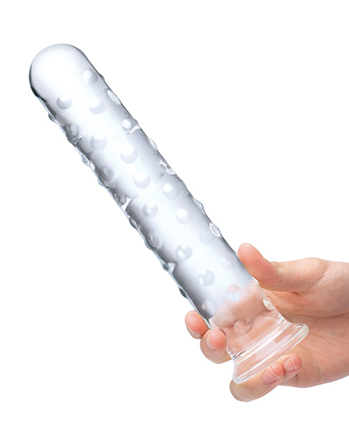 Glas 10" Extra-Large Glass Dildo - Clear