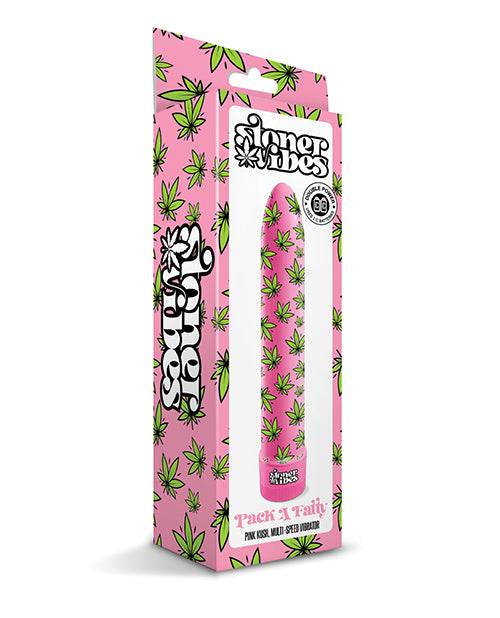 Stoner Vibes Pack A Fatty Multi Speed Vibrator - Pink Kush by Stoner Vibes