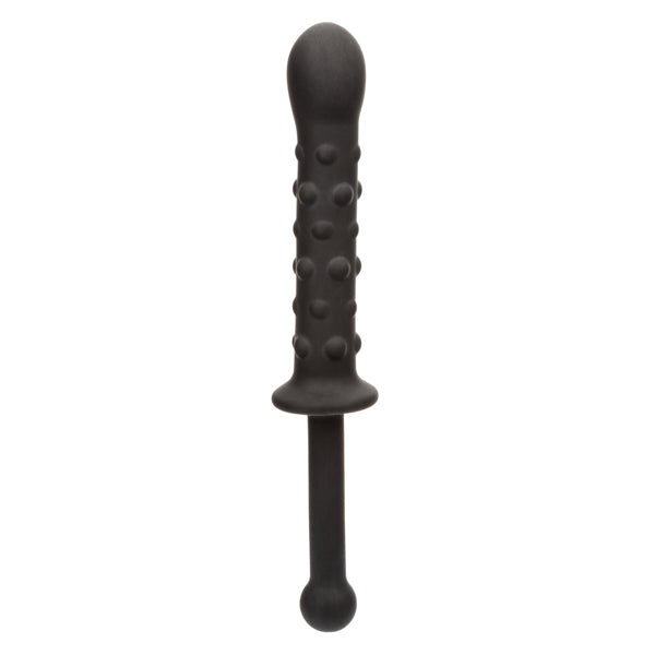 CalExotics Rock Bottom Bendies Bendy Beaded Probe — Black, 10" - SE0834853