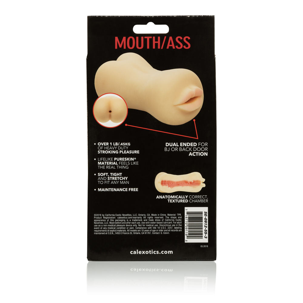 CalExotics Stroke It Rear-Entry Stroker — Pure Skin, Pink - SE0912553