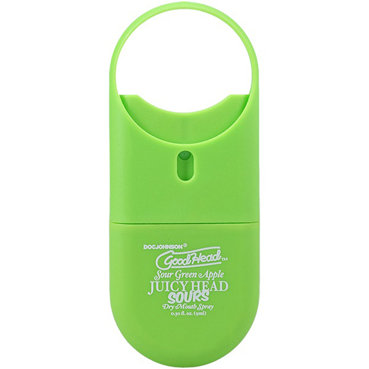 Doc Johnson GoodHead JuicyHead Dry Mouth Spray — Sour Green Apple 0.30 oz - DJ1363-54-CD